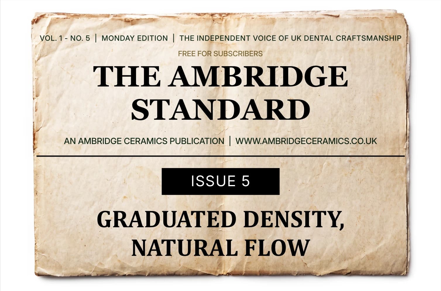 Graduated Density, Natural Flow