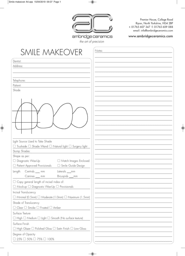 Ambridge Ceramics | Precision Dental Laboratory